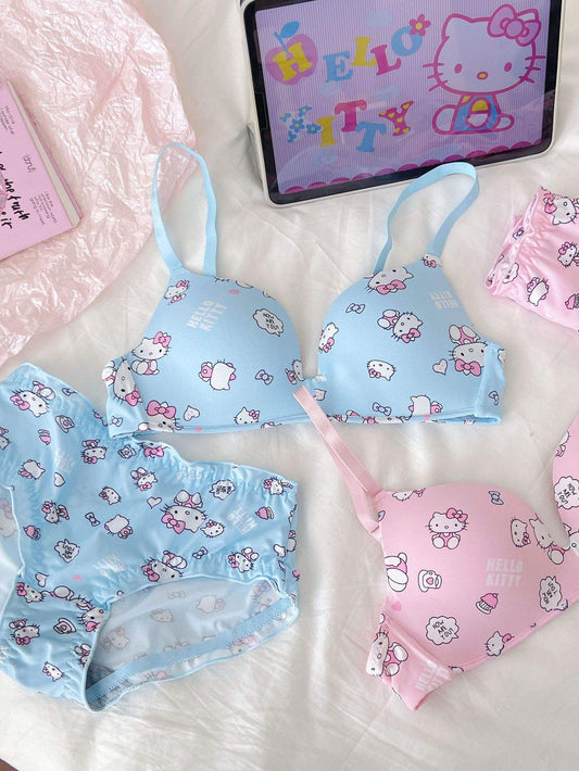Hello Kitty Bra & Panty Set – Front View