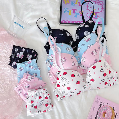 Cute Hello Kitty Lingerie Set – Color Options